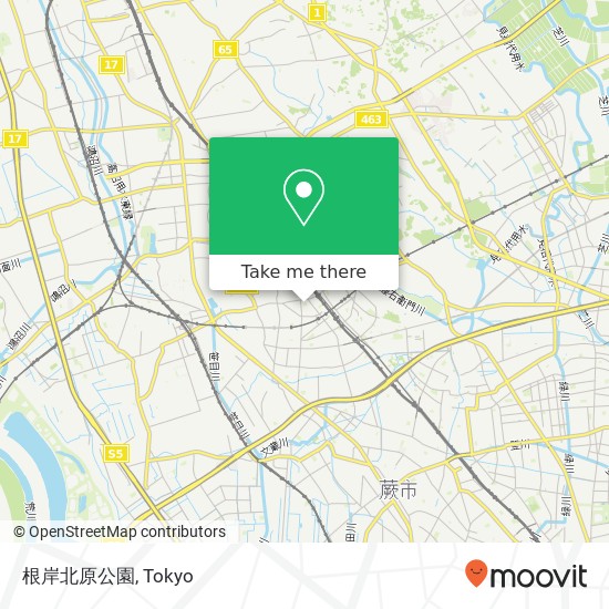 根岸北原公園 map