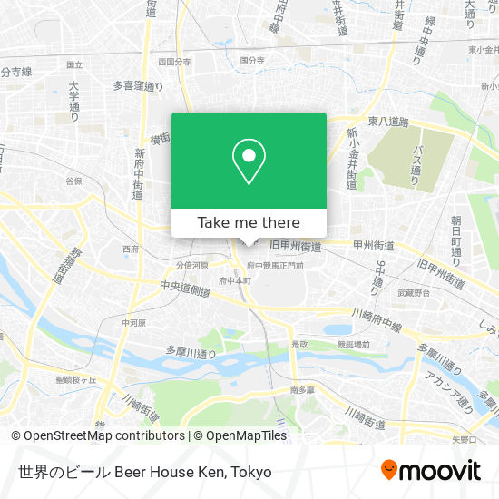 世界のビール Beer House Ken map