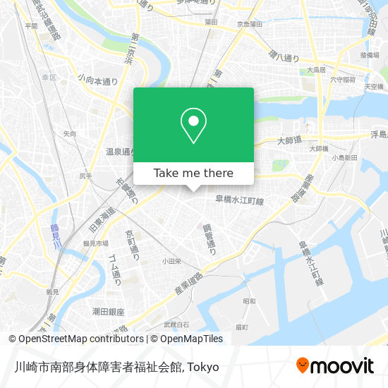 川崎市南部身体障害者福祉会館 map