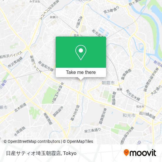 日産サティオ埼玉朝霞店 map