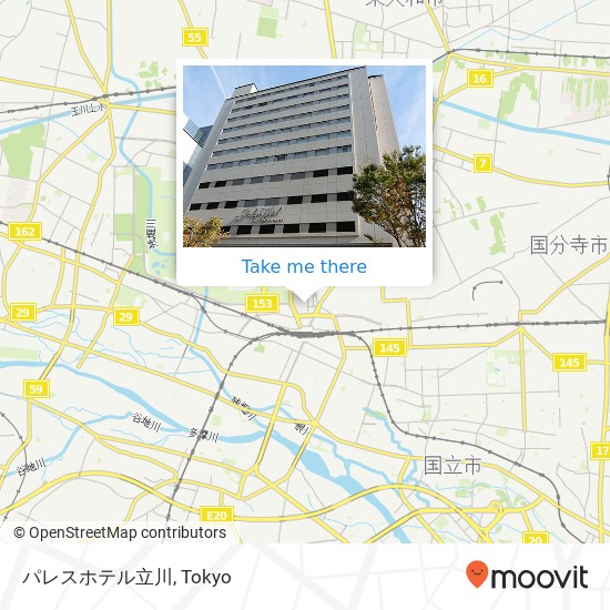 パレスホテル立川 map