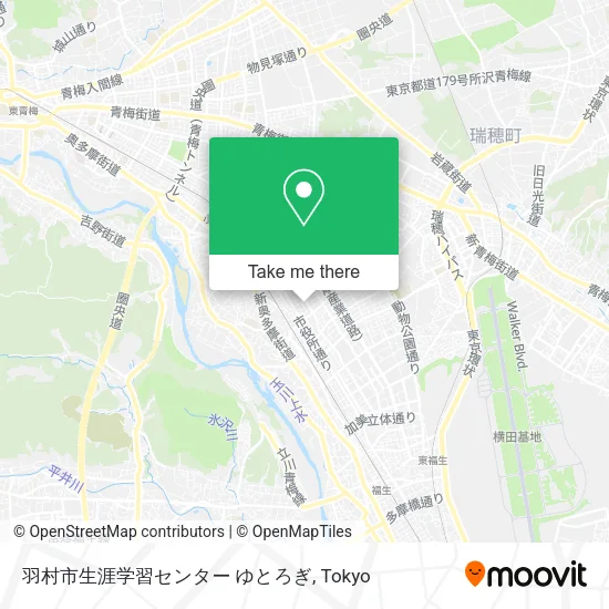 羽村市生涯学習センター ゆとろぎ map