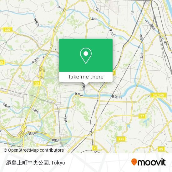 綱島上町中央公園 map