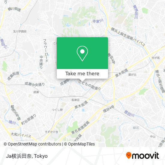 Ja横浜田奈 map