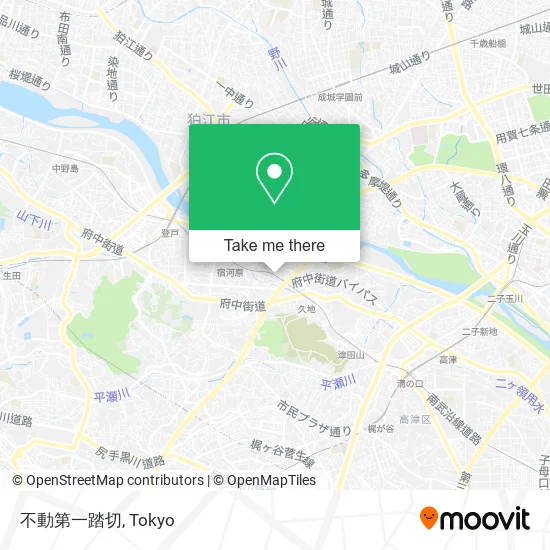 Fudo First Crossing map