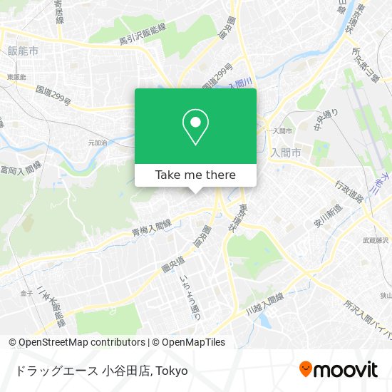 ドラッグエース 小谷田店 map