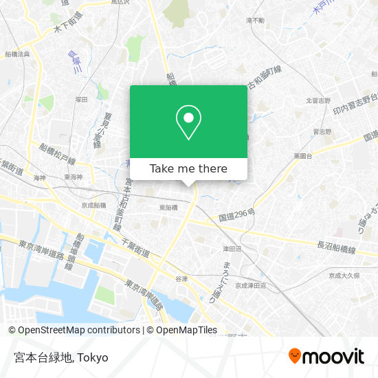 宮本台緑地 map