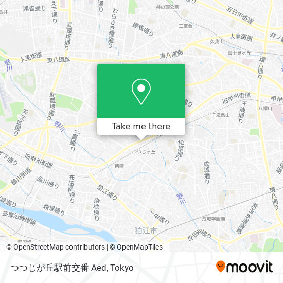 つつじが丘駅前交番 Aed map