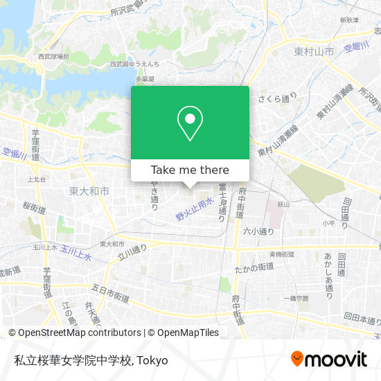 私立桜華女学院中学校 map