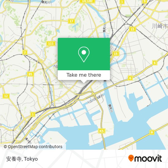 安養寺 map