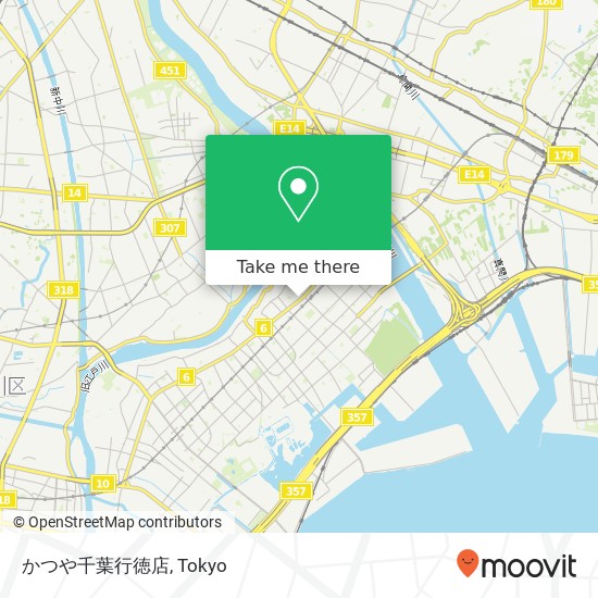 かつや千葉行徳店 map