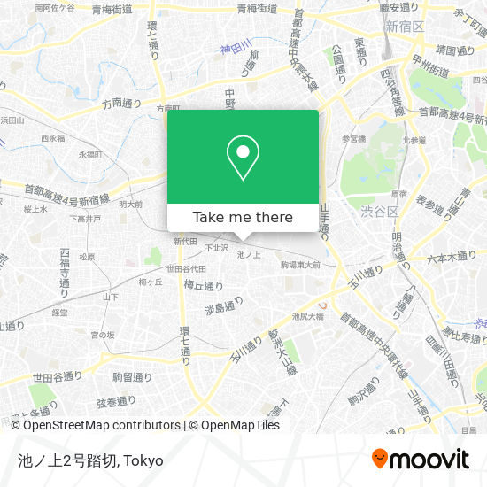 池ノ上2号踏切 map