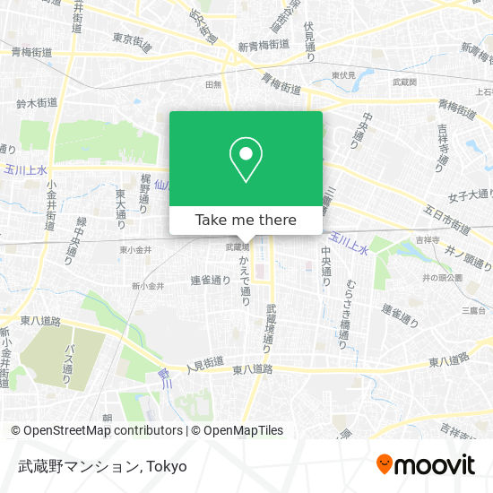 武蔵野マンション map