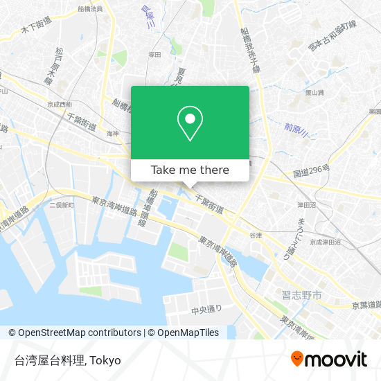 台湾屋台料理 map
