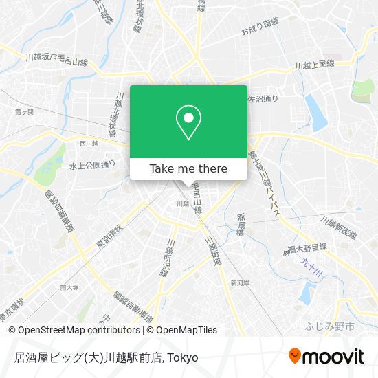 居酒屋ビッグ(大)川越駅前店 map