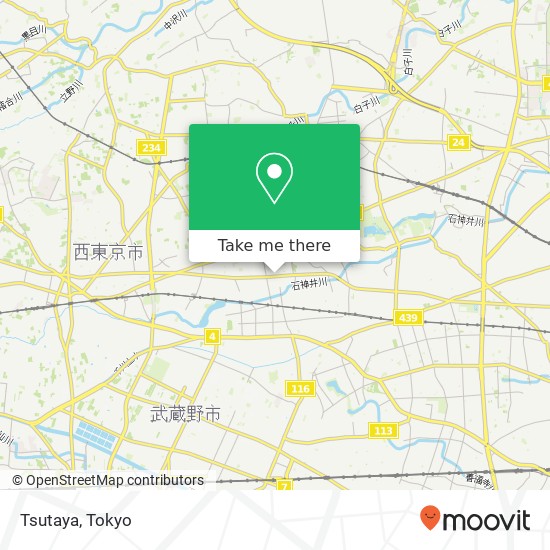 Tsutaya map