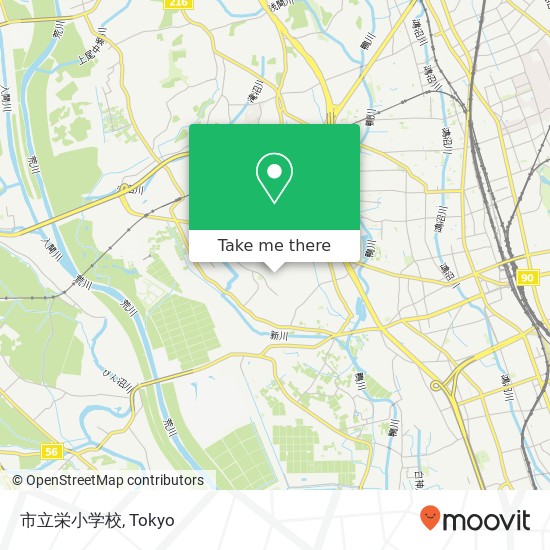 市立栄小学校 map