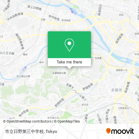 市立日野第三中学校 map