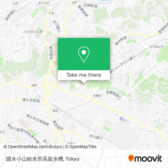 鑓水小山給水所高架水槽 map