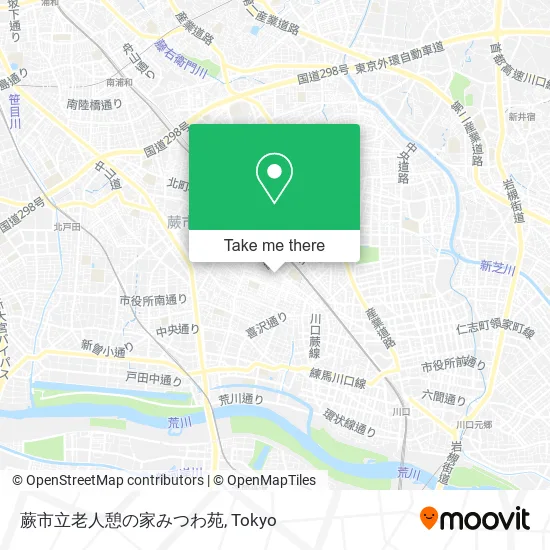 蕨市立老人憩の家みつわ苑 map