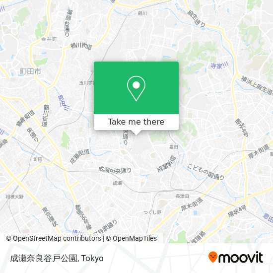 成瀬奈良谷戸公園 map