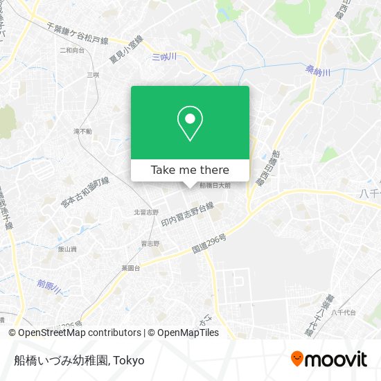 船橋いづみ幼稚園 map