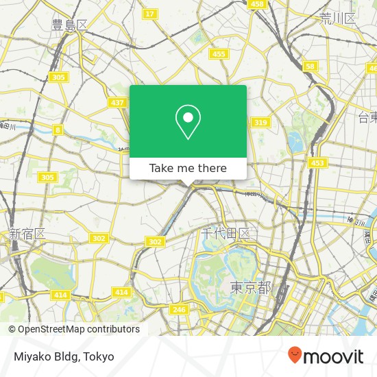 Miyako Bldg map