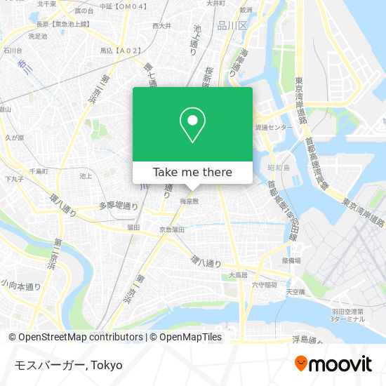 モスバーガー map