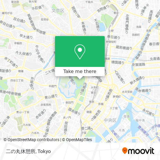 二の丸休憩所 map