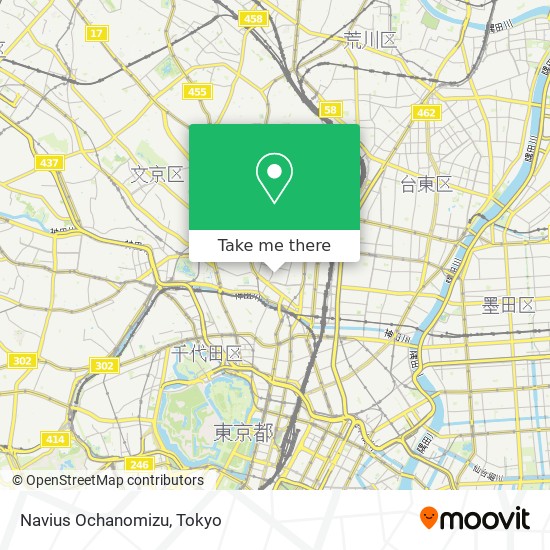 Navius Ochanomizu map