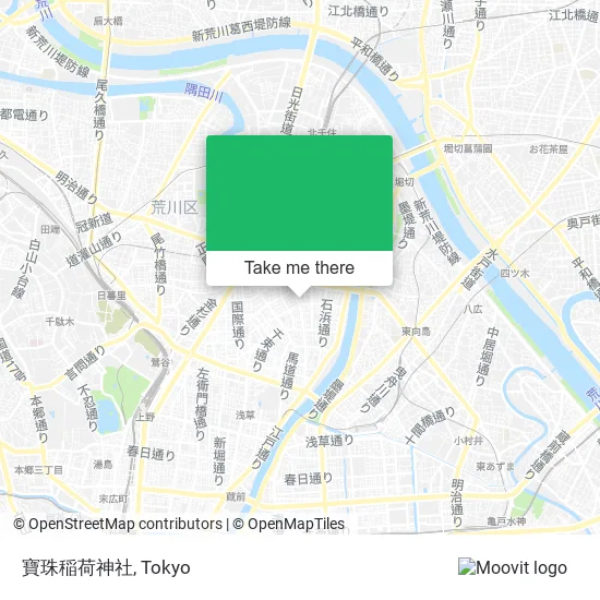 Hoshujin Inari Shrine map