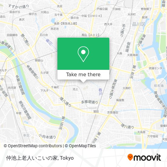 仲池上老人いこいの家 map