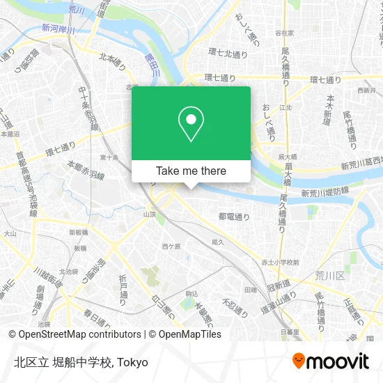 北区立 堀船中学校 map