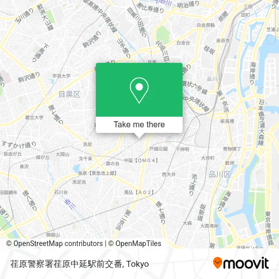 荏原警察署荏原中延駅前交番 map