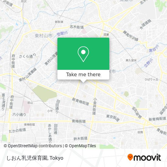 しおん乳児保育園 map