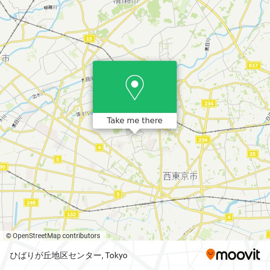 ひばりが丘地区センター map