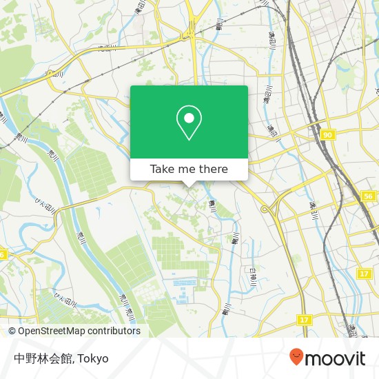中野林会館 map