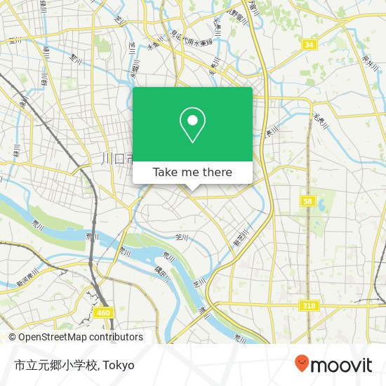 市立元郷小学校 map