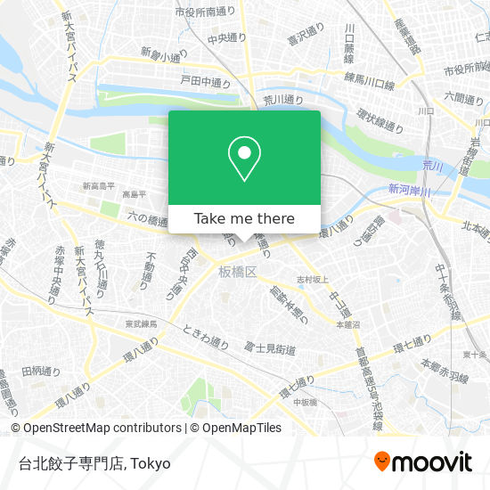 台北餃子専門店 map