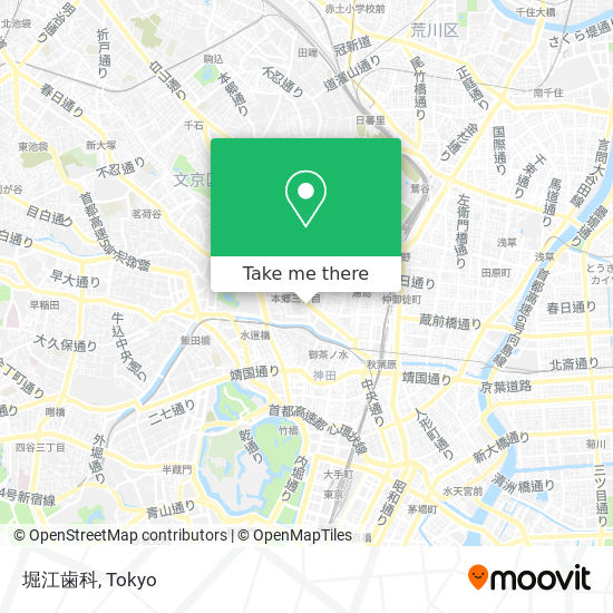 堀江歯科 map