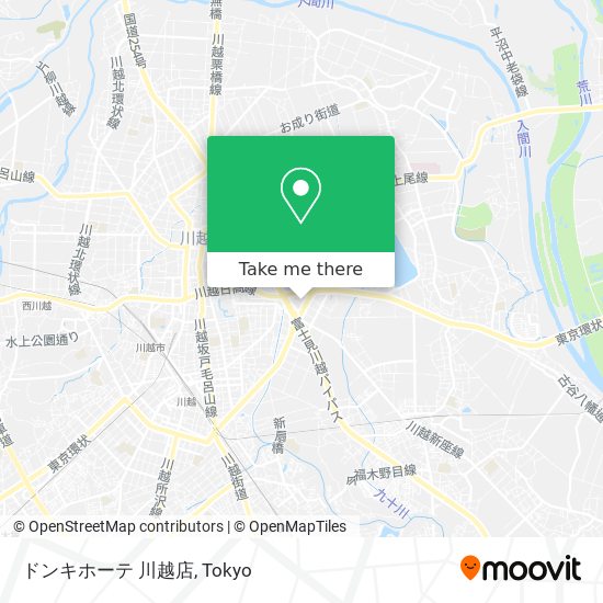 ドンキホーテ 川越店 map
