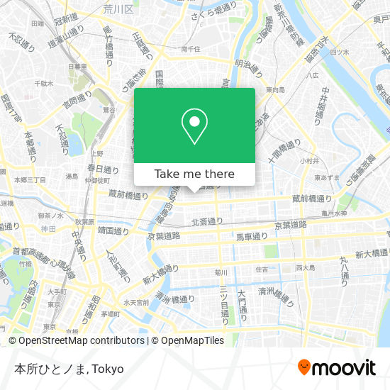 本所ひとノま map