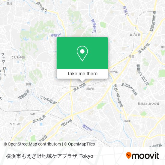 横浜市もえぎ野地域ケアプラザ map