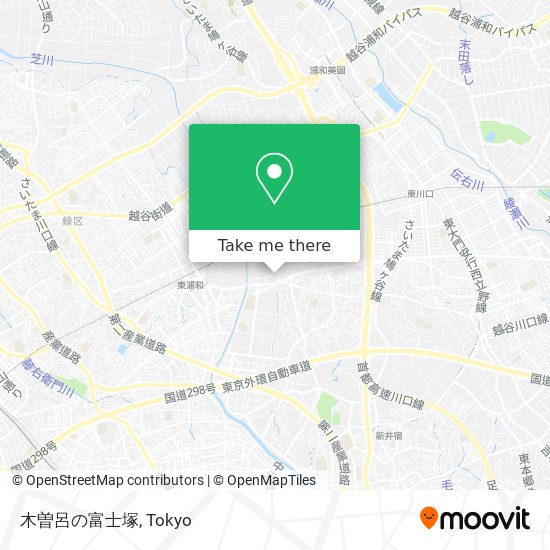 木曽呂の富士塚 map