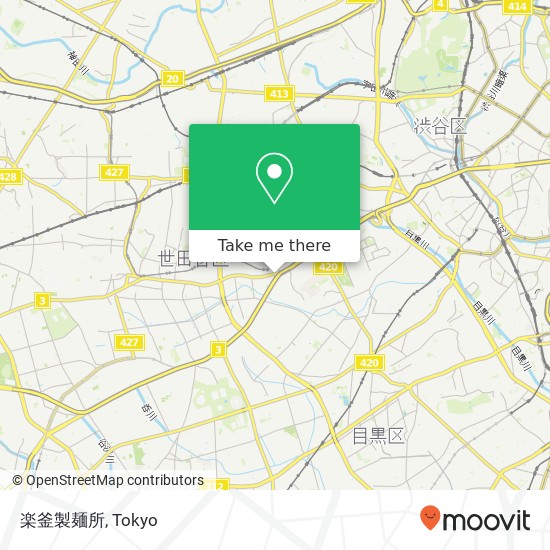 楽釜製麺所 map