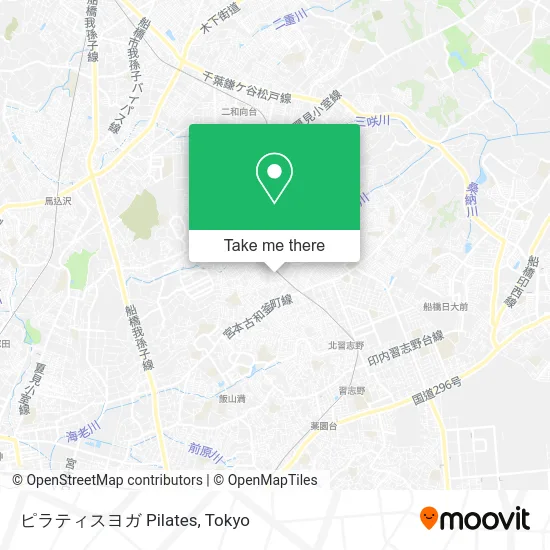 ピラティスヨガ Pilates map