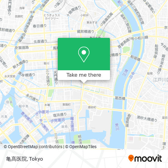 亀髙医院 map