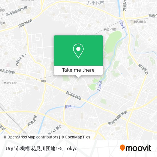 Ur都市機構 花見川団地1-5 map