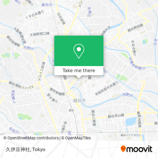 久伊豆神社 map