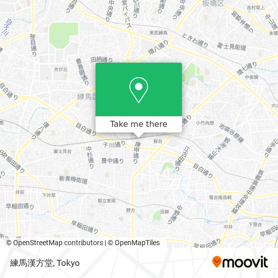 練馬漢方堂 map